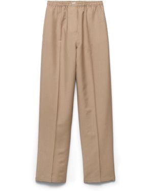 Prada Pantalones Ligeros De Mohair, Mujer, Talla - Neutro