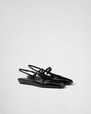 Prada Ballerine Slingback - Bianco