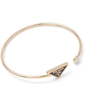 Prada Brazalete Eternal: Oro Y Diamante, Mujer, Talla - Multicolor