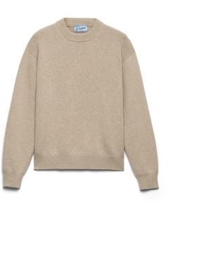 Prada Jersey De Cuello Redondo De Re-Cashmere, Hombre, Talla - Neutro