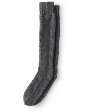 Prada Calcetines De Lana Y Cachemir, Mujer, Talla - Negro