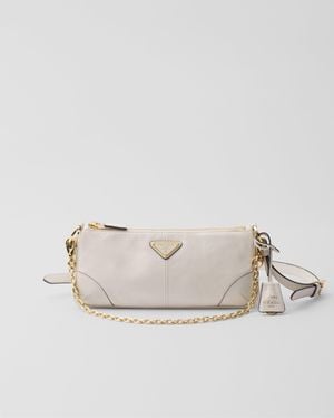 Prada Borsa A Spalla Re-Edition 2002 Medium - Neutro