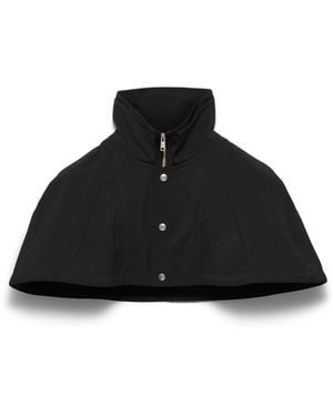 Prada Capa Corta De Tejido Técnico, Hombre, Talla - Negro