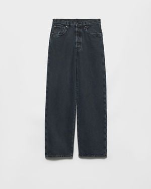 Prada Pantaloni Cinque Tasche - Blu
