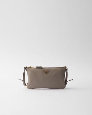 Prada Pochette En Cuir - Blanc