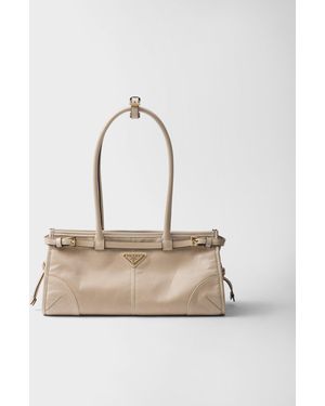 Prada Borsa A Mano Bonnie Medium - Neutro