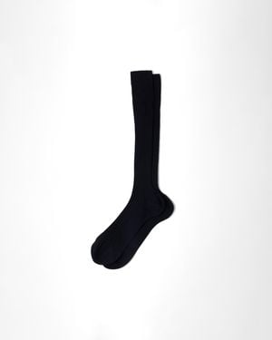 Prada Calcetines Hasta La Pantorrilla - Negro
