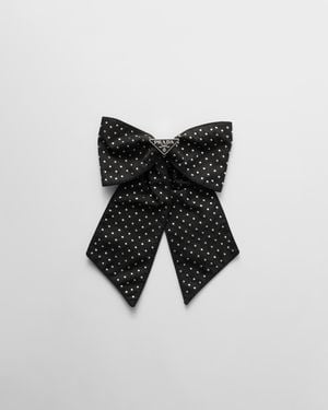 Prada Fermaglio Per Capelli - Nero