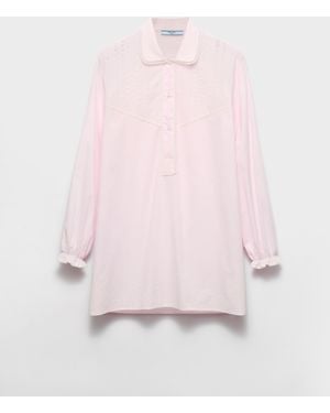 Prada Camicia Ricamata - Rosa