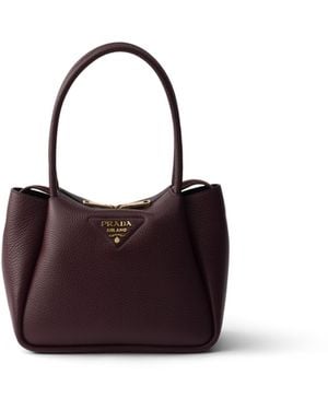 Prada Bolso Liaison De Piel Pequeño, Mujer - Morado