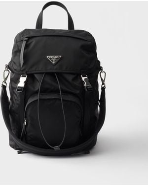 Prada Re-Nylon Backpack - Black
