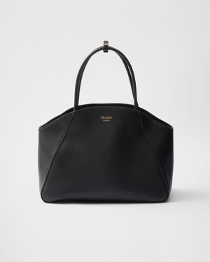 Prada Grand Cabas En Cuir - Noir