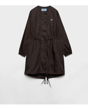 Prada Re-Nylon Raincoat - Black