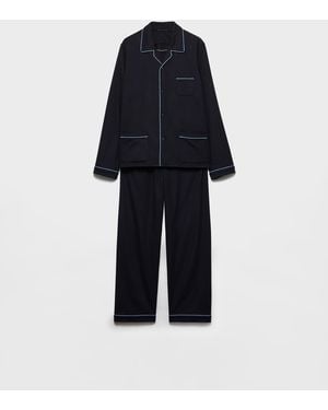 Prada Pyjama Aus Kaschmir - Blau