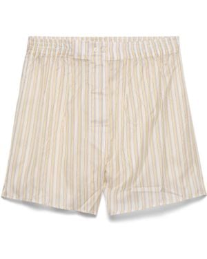 Prada Bóxers A Rayas, Mujer, Talla - Blanco