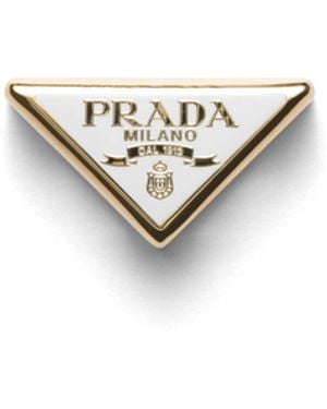 Prada Pasapañuelos De Metal, Mujer - Blanco