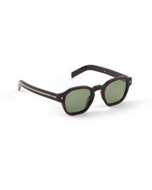 Prada Gafas De Sol Con Una Icónica Placa De Metal, Hombre - Rojo