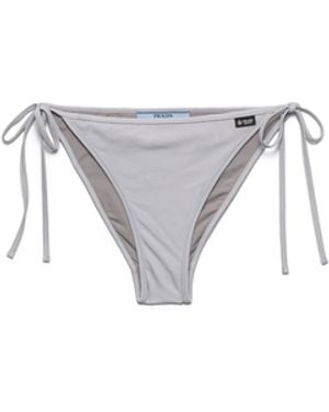 Prada Braguita De Bikini De Punto, Mujer, Talla - Blanco