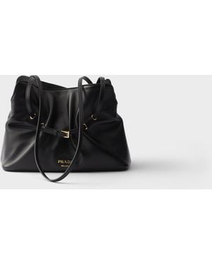 Prada Small Dada Nappa Leather Bag - Black