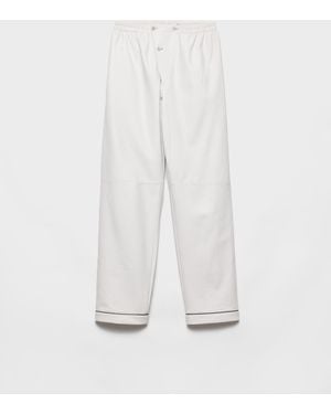 Prada Hose Mit Elastischem Bund - Weiß