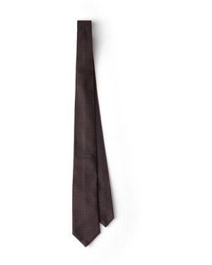Prada Corbata De Seda, Hombre, Talla - Blanco