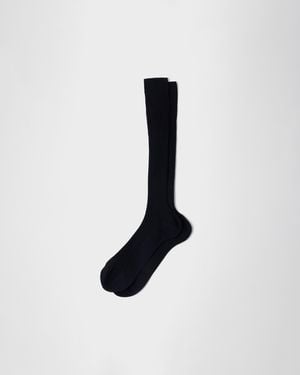 Prada Calf-Length Socks - Black