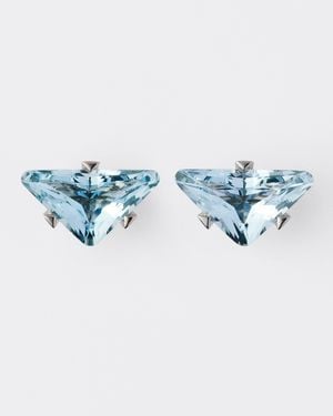 Prada Couleur Vivante Stud Earrings - Blue