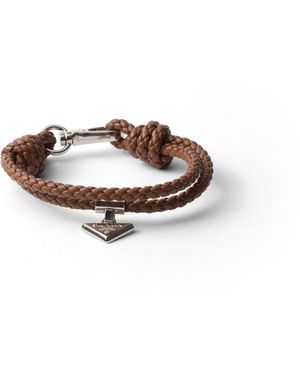 Prada Pulsera De Napa, Hombre, Talla - Blanco