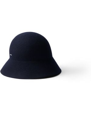 Prada Sombrero De Fieltro, Mujer, Talla - Azul