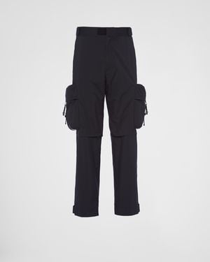 Prada Pantaloni Modulabili - Blu