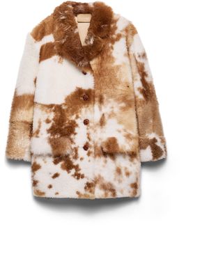 Prada Abrigo De Borreguillo, Mujer, Talla - Neutro