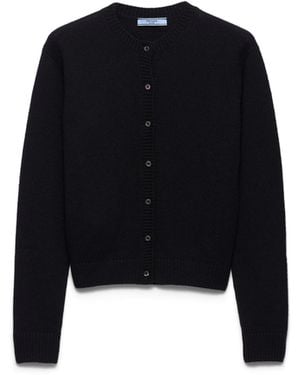 Prada Cárdigan De Cachemir, Mujer, Talla - Negro