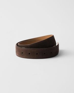 Prada Asta Per Cintura - Marrone