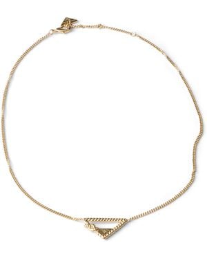 Prada Collar De Metal, Mujer - Metálico