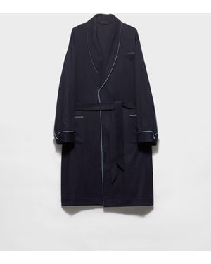 Prada Bademantel Aus Kaschmir - Blau