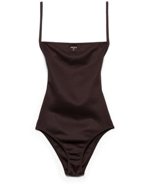 Prada Bañador De Punto Interlock, Mujer, Talla - Blanco