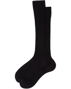 Prada Calcetines En Algodón - Negro