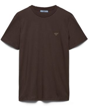 Prada Camiseta De Punto, Mujer, Talla - Marrón