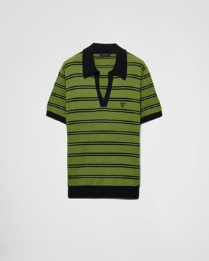 Prada Cotton Polo Shirt - Green
