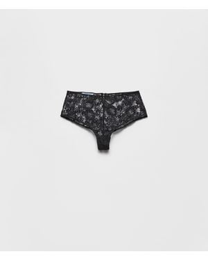 Prada Lace Hipster Panties - White