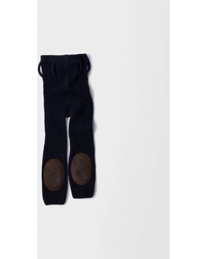 Prada Wool And Cashmere Leggings - Blue