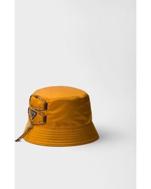 Prada Speedrock Re-Nylon Bucket Hat - Yellow