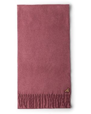 Prada Bufanda De Seda Y Cachemir, Mujer - Morado