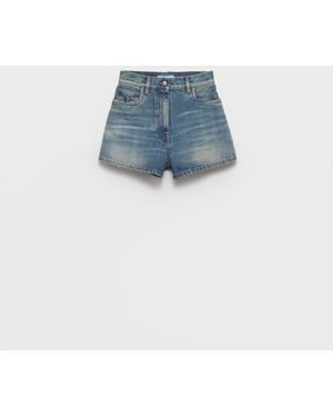 Prada Denim Shorts - Blue