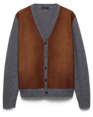 Prada Cárdigan De Lana, Hombre, Talla - Marrón