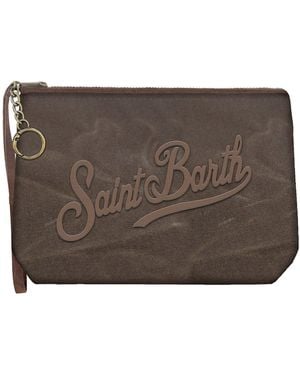 MC2 Saint Barth Pochette Con Zip - Marrone
