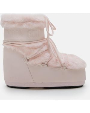 Moon Boot Stivaletti Icon Low A Pelo - Rosa