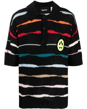 Barrow Polo Nera Righe Orizzontali - Nero