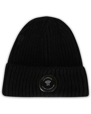 C.P. Company Berretto Con Lente - Nero