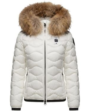 Blauer Giubbino Con Cappuccio - Neutro